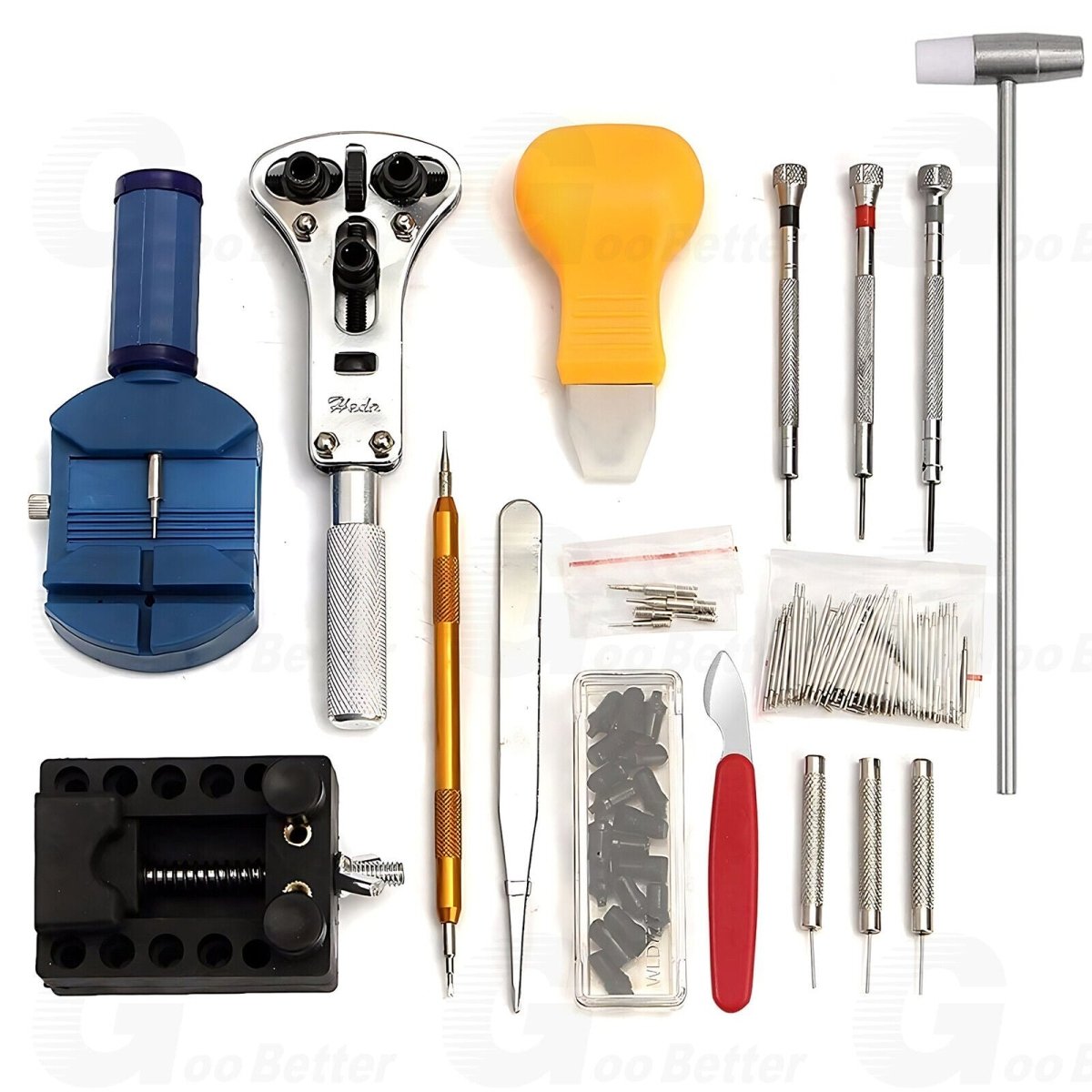 147 PCS Watch Repair Kit Watchmaker Back Case Remover Opener Link Pin Spring Bar - HomeDIYer