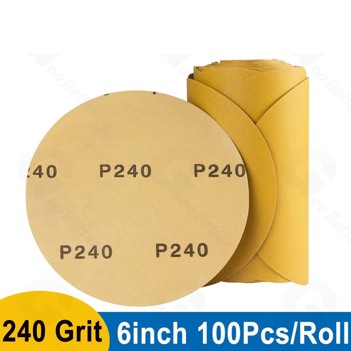 40 - 800 Grit 6 Inch Sand Paper Sanding Discs Sander for Sanding Metal Car Auto Body - HomeDIYer