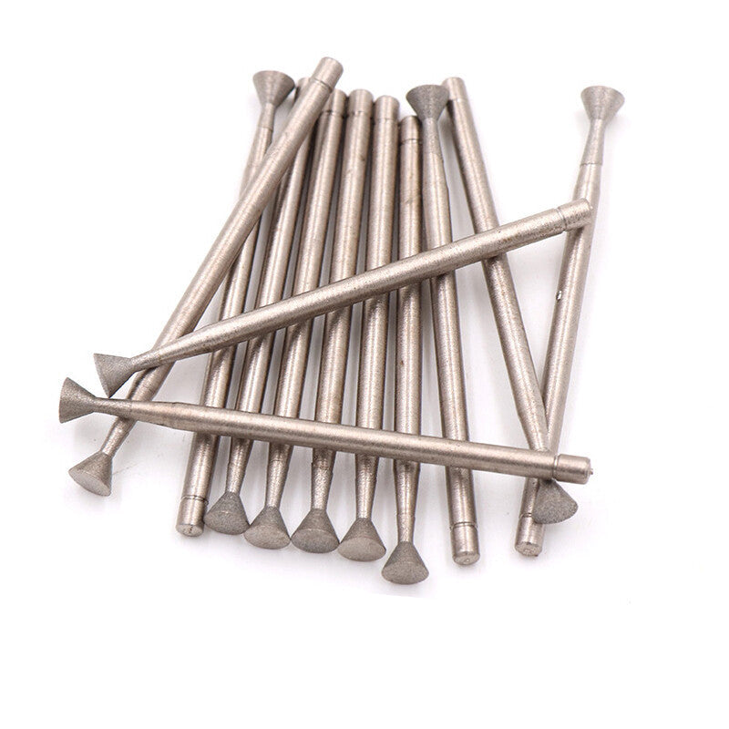 2.35mm Shank Diamond Grinding Head Polishing Heads Jade Carving 600/1200 Grit