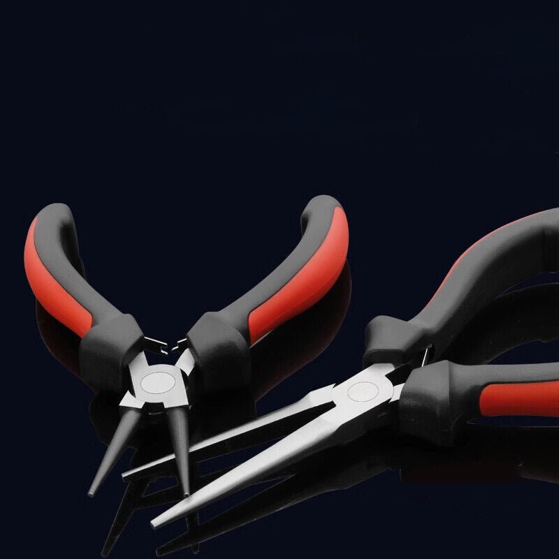 Mini Steel Pliers Small Detail Craft Wiring Wire Bead Precise Model Making Flat - HomeDIYer