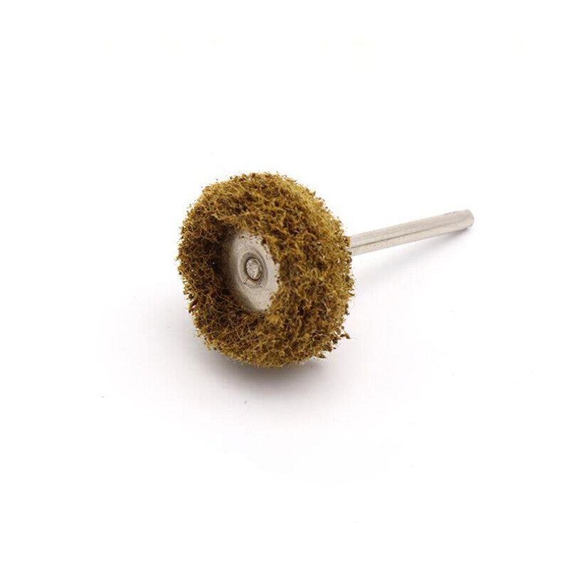 25mm Nylon Fiber Polishing Wheel 3mm Shank Abrasive Buffing Single/Double layer