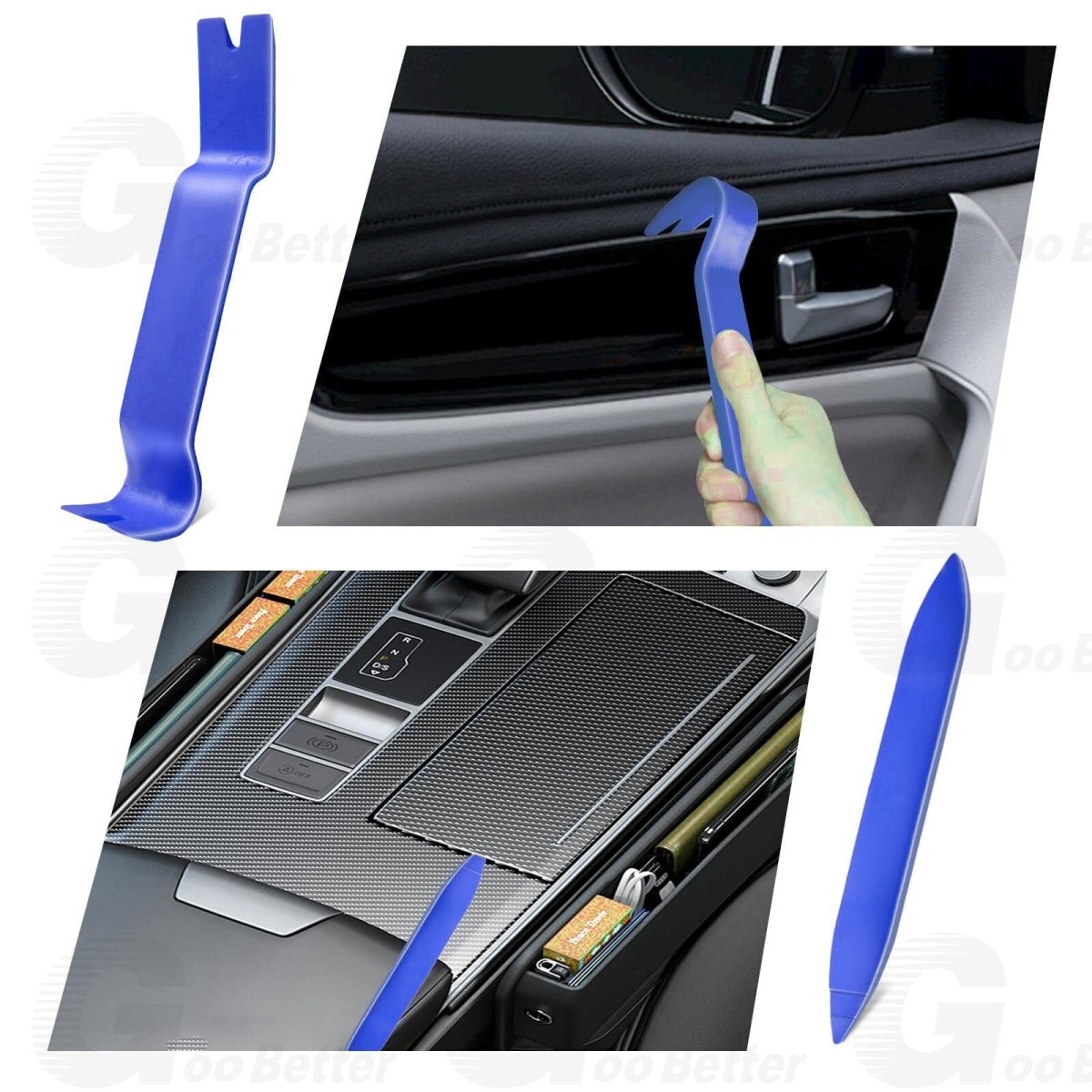 5Pcs Car Trim Removal Tool Kit Pry Bar Panel Door Interior Clip Hand Tools Set - HomeDIYer