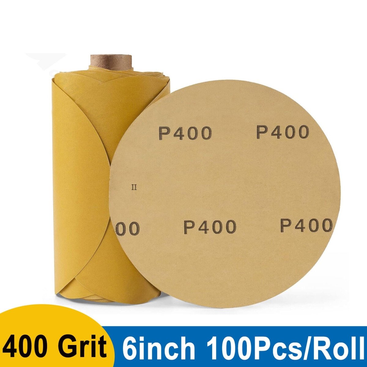 40 - 800 Grit 6 Inch Sand Paper Sanding Discs Sander for Sanding Metal Car Auto Body - HomeDIYer