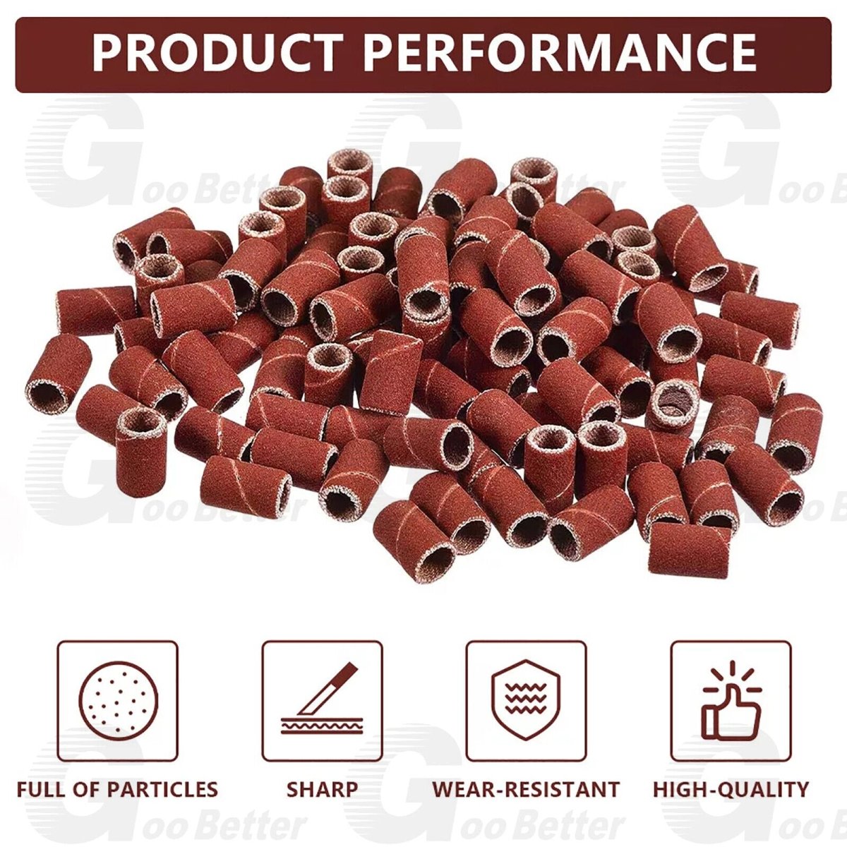 384Pcs Sanding Drum Kit Nail Sander Drill Bit For Dremel Accessories Rotary Tool - HomeDIYer