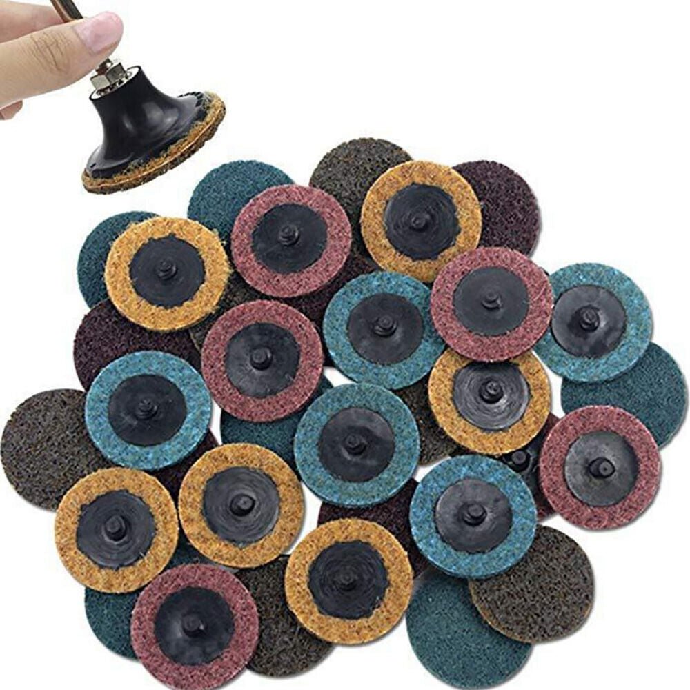46x Non - Woven Abrasive Discs Non - Woven Abrasive Cleaning Discs Polishing Disc - HomeDIYer
