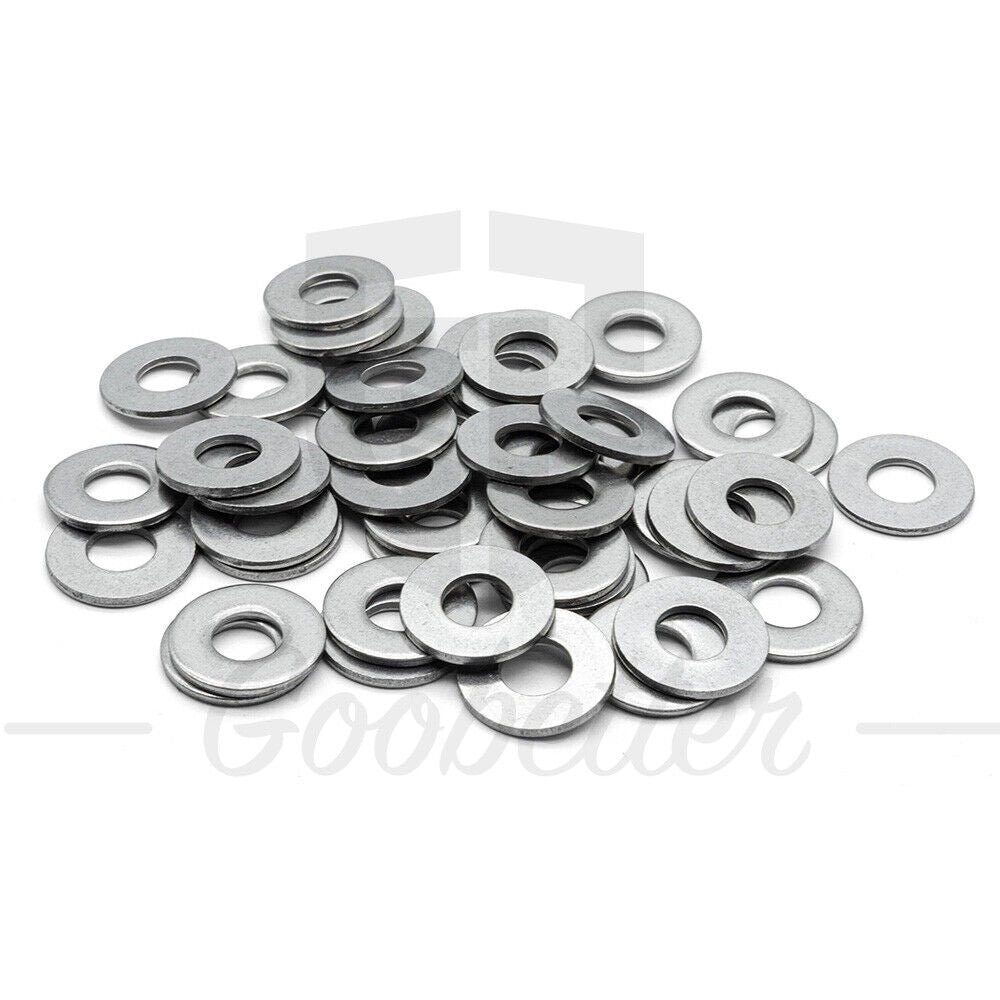 200pcs M5 - M10 Stainless Steel Flat Washer Spring Lock Washer Assortment Kit - HomeDIYer
