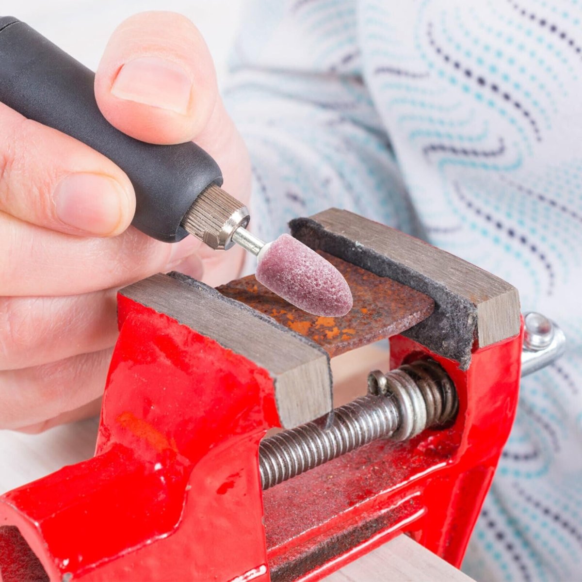 100x Rotary Mounted Abrasive Grinding Stone Point Wheel Bits Set For Dremel Tool - HomeDIYer