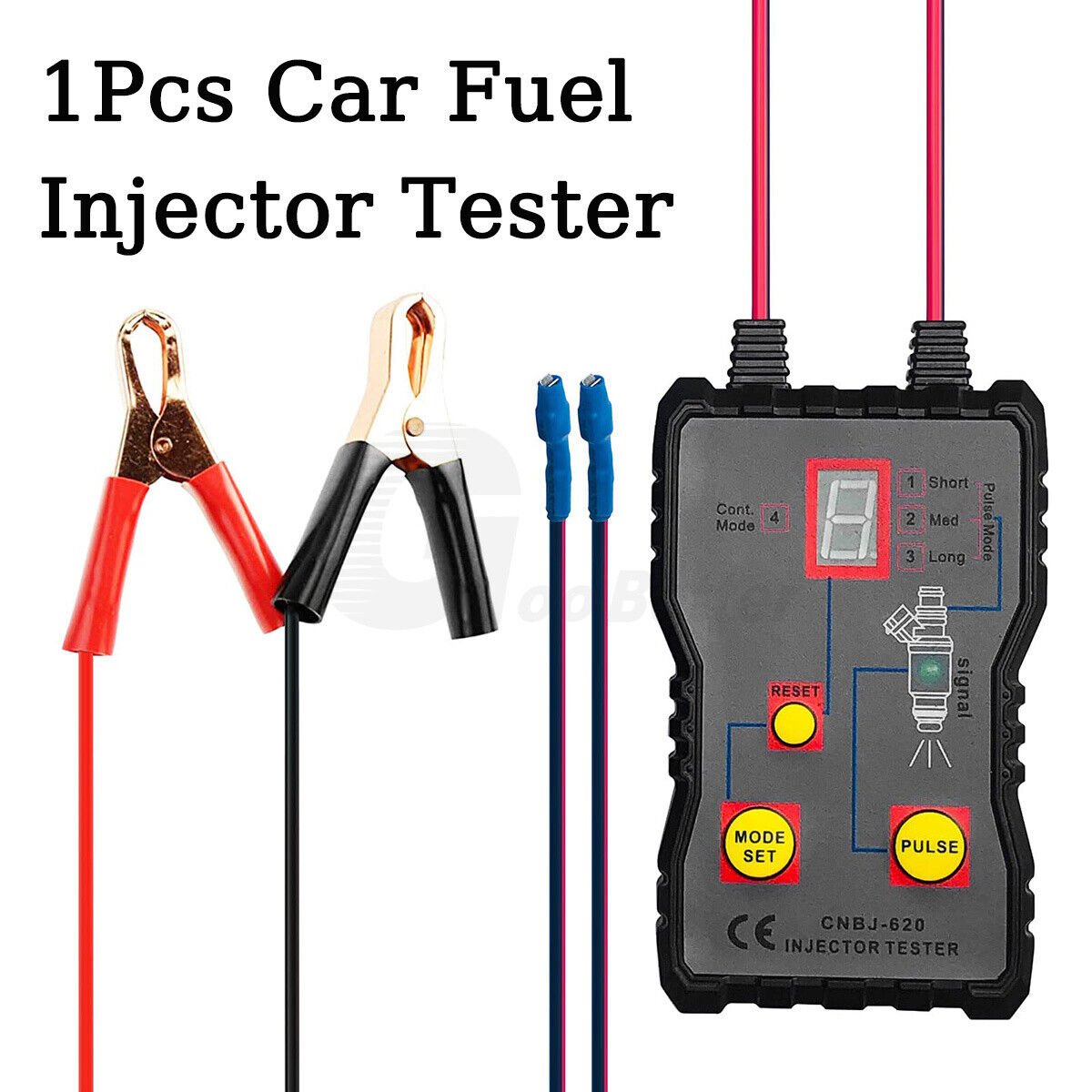 4 Pulse Modes Car Fuel Injector Tester 12V Car Injector Cleaner Controller Tool - HomeDIYer