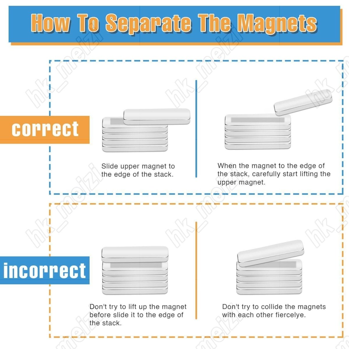 N52 Neodymium Bar/Rectangular Magnets Small/Large Magnets for DIY Craft Fridg - HomeDIYer