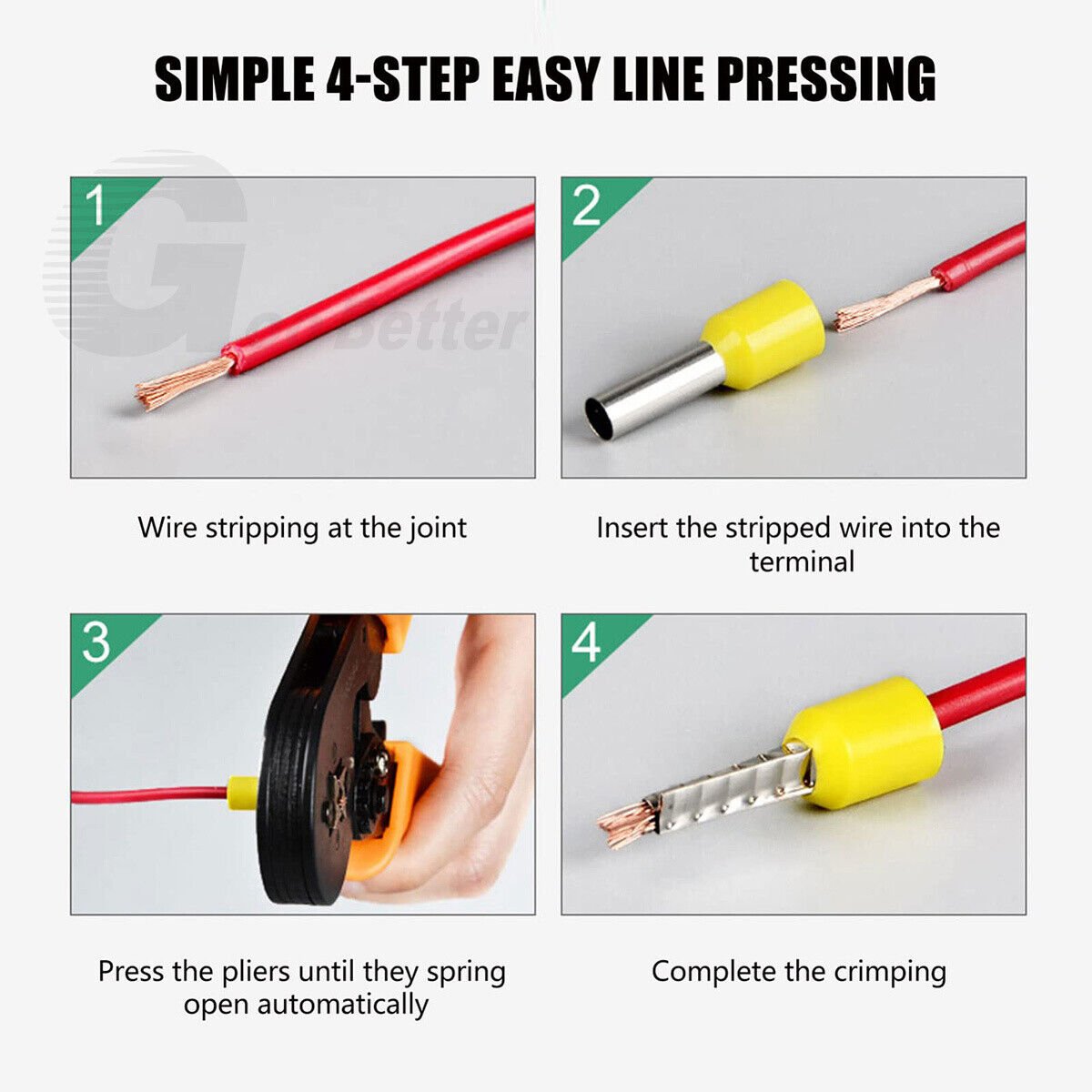 390pcs wire end ferrule set Insulated & uninsulated Bare wires End sleeve Cable lugs - HomeDIYer