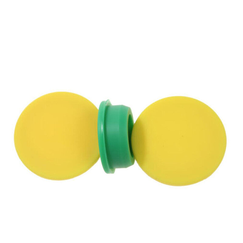 Yellow Hole Plugs Round Silicone Rubber Seal Blanking End Caps Seal Bung 13mm ~ 48.5mm