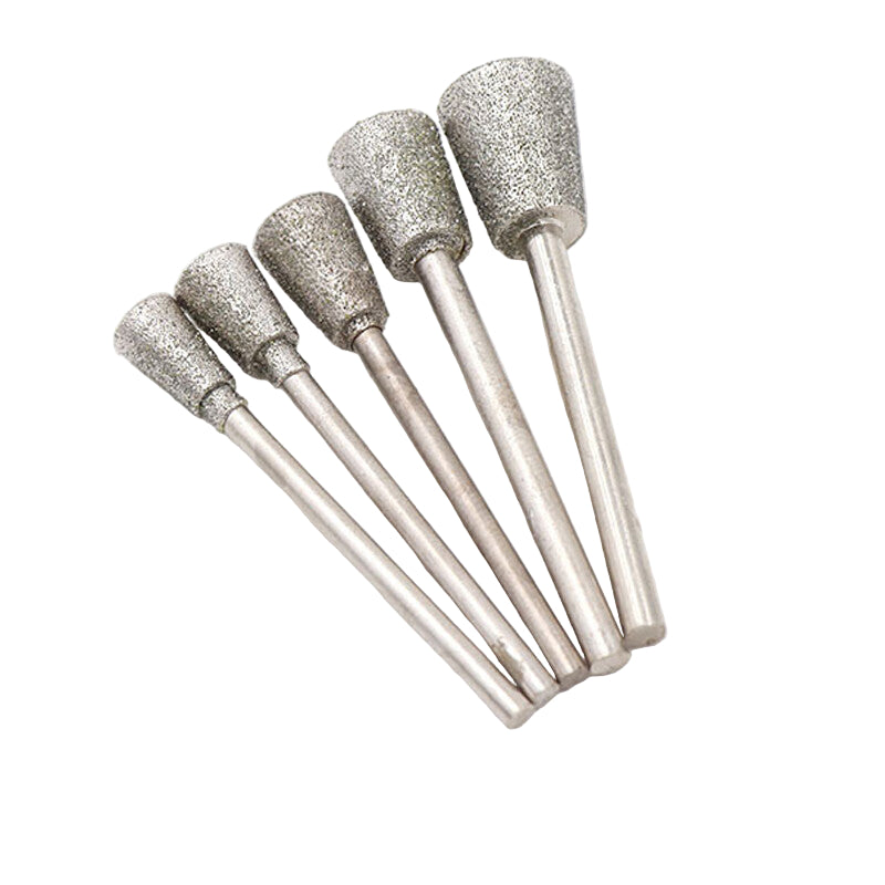 2.35/3mm Shank Diamond Grinding Head K5 Burr Bit Carving Engraving Polishing