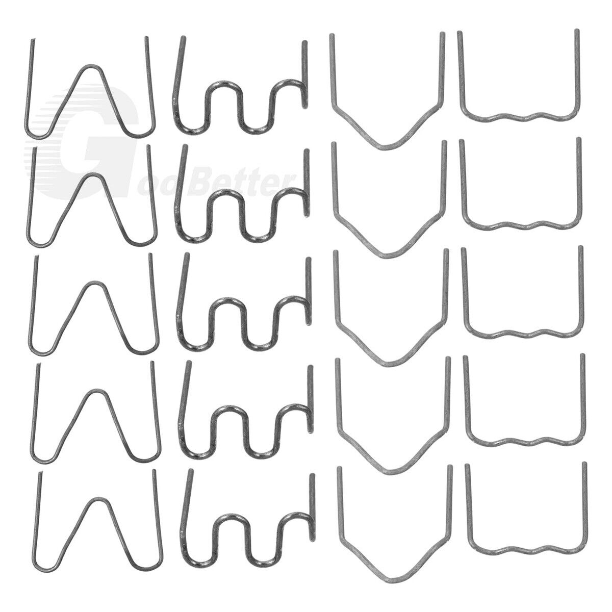 1200x 0.6/0.8mm Hot Stapler Staples Welding Wave Set For Car Bumper Repair Tools - HomeDIYer