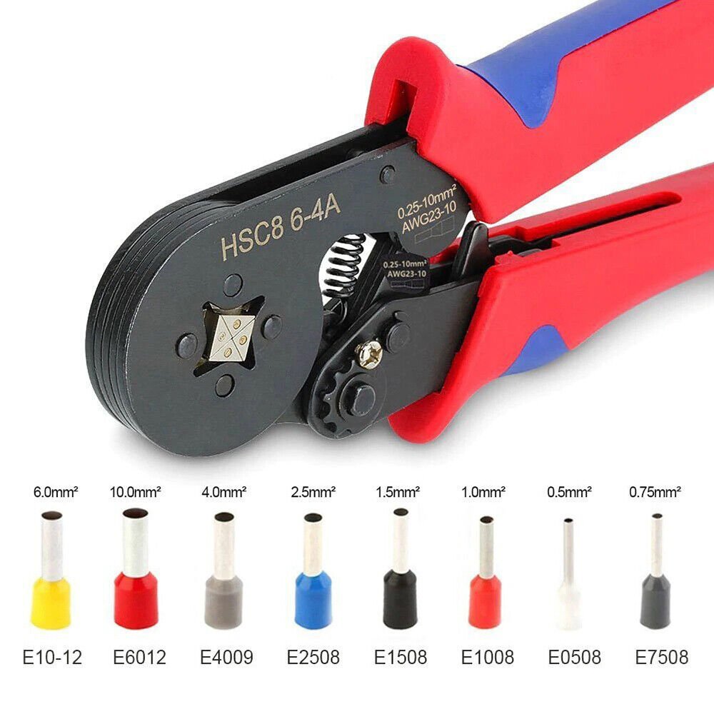 1800 crimping pliers wire end ferrule set 0.5mm - 10mm² wire end ferrule pliers pliers - HomeDIYer
