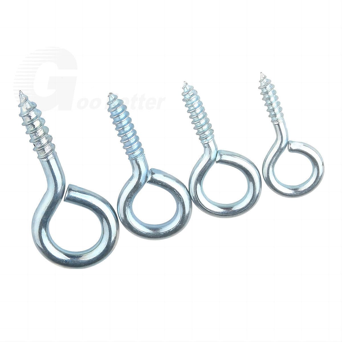 150x eyebolt eyebolt screw ring round wood thread 1 - 4 assortment set - HomeDIYer