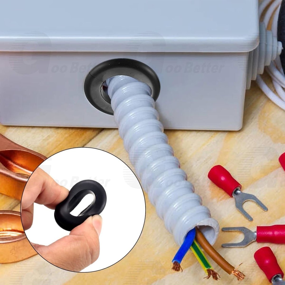 Rubber Grommet Assortment Kits Set Firewall Hole Electrical Wiring Gasket 200Pcs - HomeDIYer