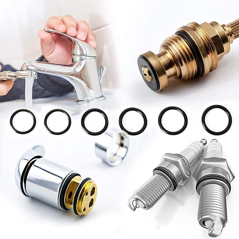 O Ring Assortment Rubber Sealing Rings Set O - Rings Oring Seal 1200 Pieces 6 - 28mm - HomeDIYer