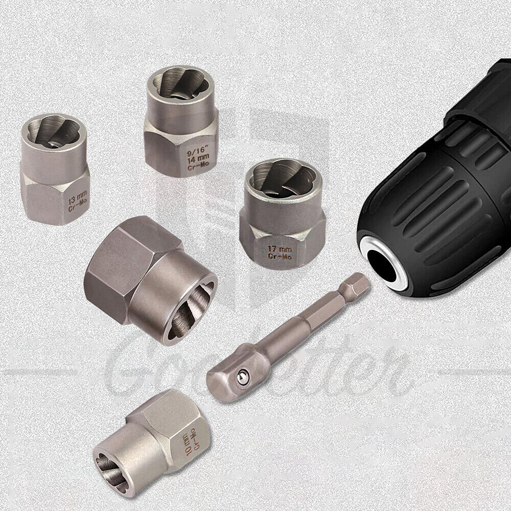14Pcs Impact Bolt & Nut Remover Set Screw Bolt Nuts Extractor Socket Set Tool - HomeDIYer