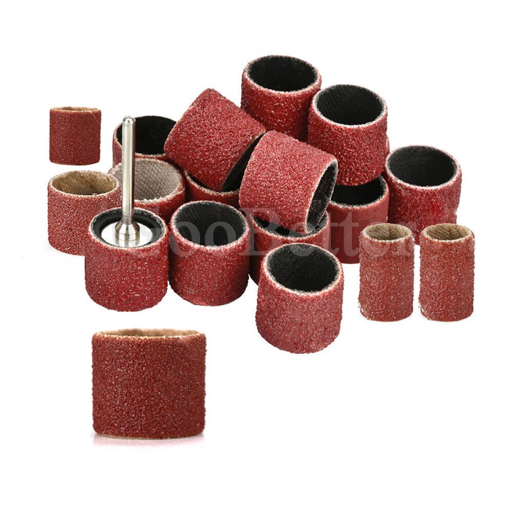 384Pcs Sanding Sleeves Sanding Caps Sanding Belt Sanding Belts Mandrel For Dremel - HomeDIYer