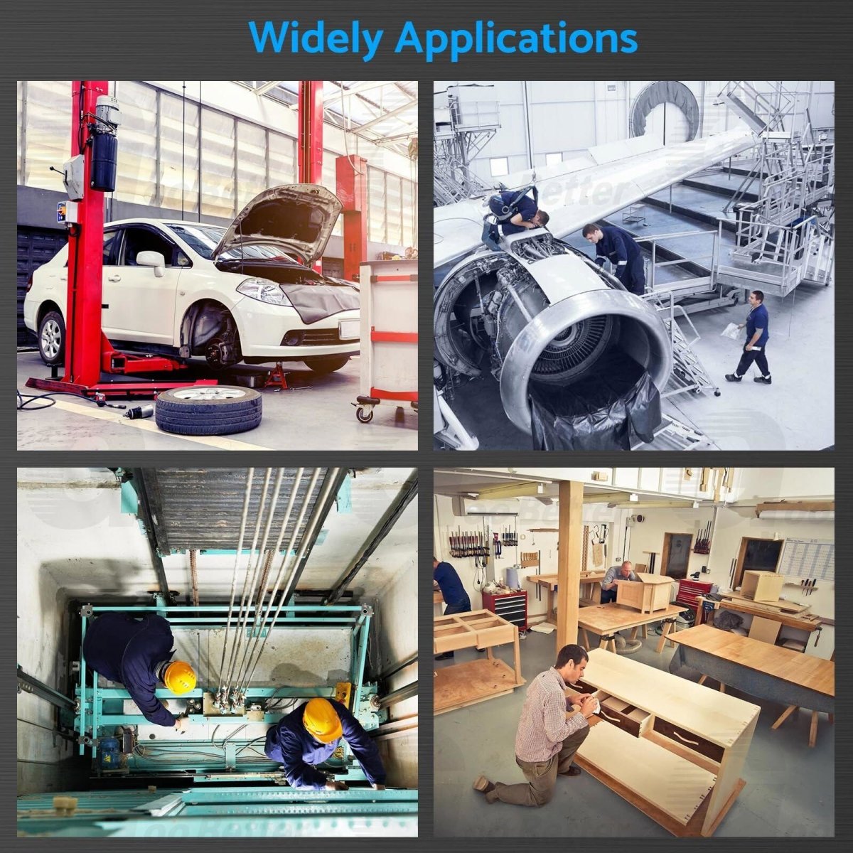 13'' Rivet Gun Kit Rivnut Thread Setting Tool Nut Setter NutSert Metric 110PCS - HomeDIYer