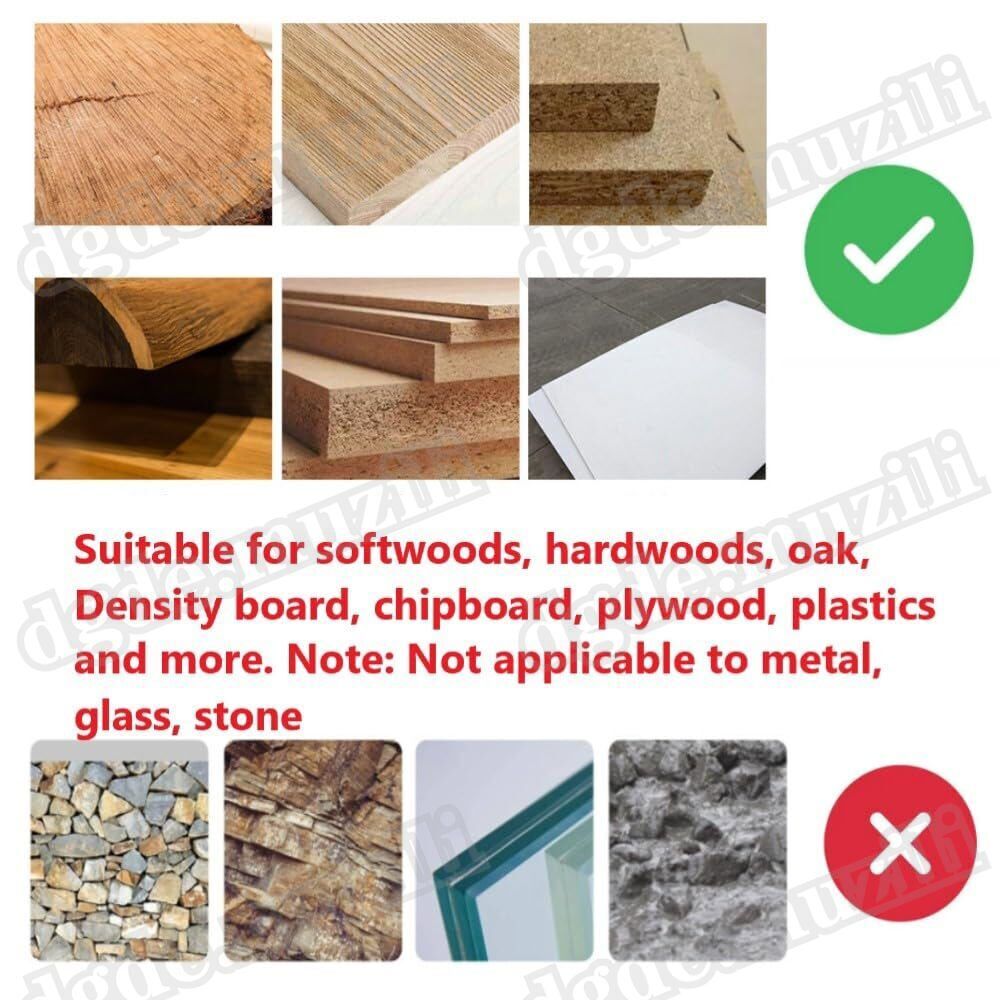 7PCS wood drill bit set Wood twist drill with center point Ø 4 - 12mm drill bit set - HomeDIYer