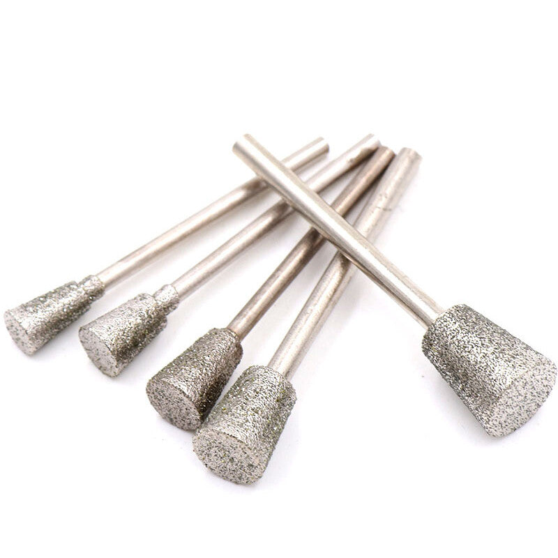 2.35/3mm Shank Diamond Grinding Head K5 Burr Bit Carving Engraving Polishing