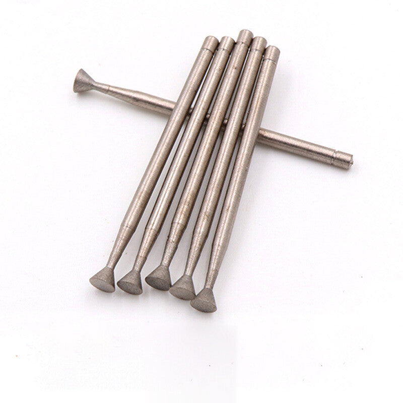 2.35mm Shank Diamond Grinding Head Polishing Heads Jade Carving 600/1200 Grit