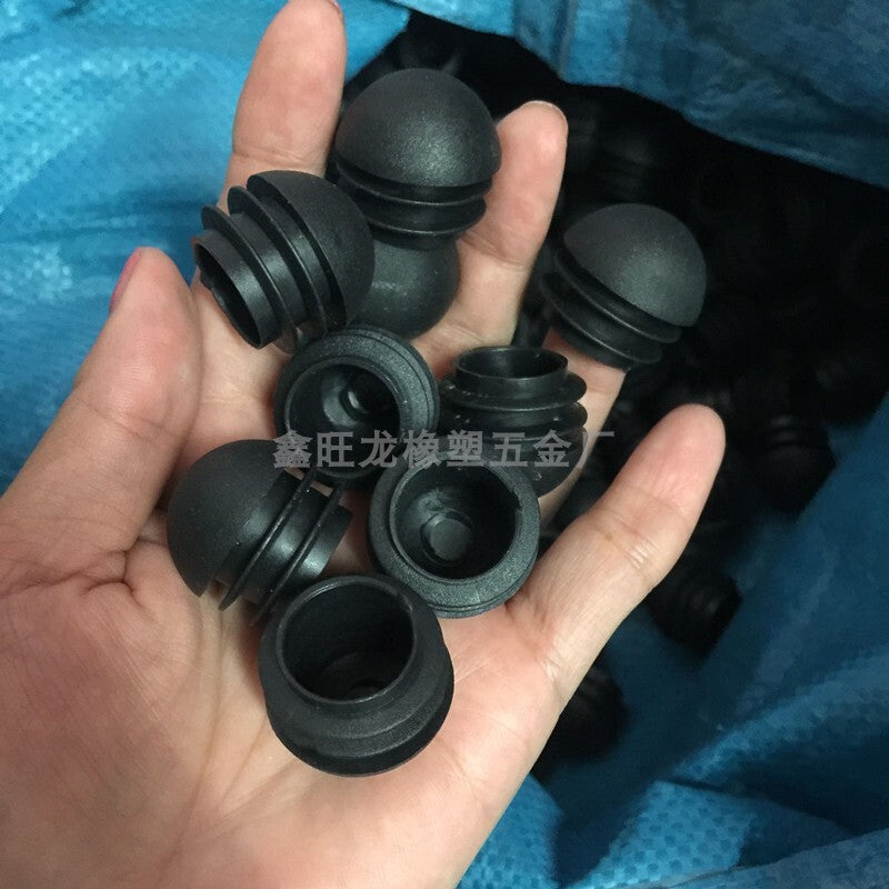 Retail packaging of HomeDIYer Round Dome Tube Insert Caps with size labeling