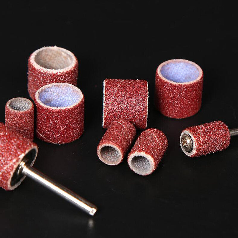 Sanding Bands Drum Sleeves Nail Electric Drill File Machine Bits Grit 80# ~ 600#