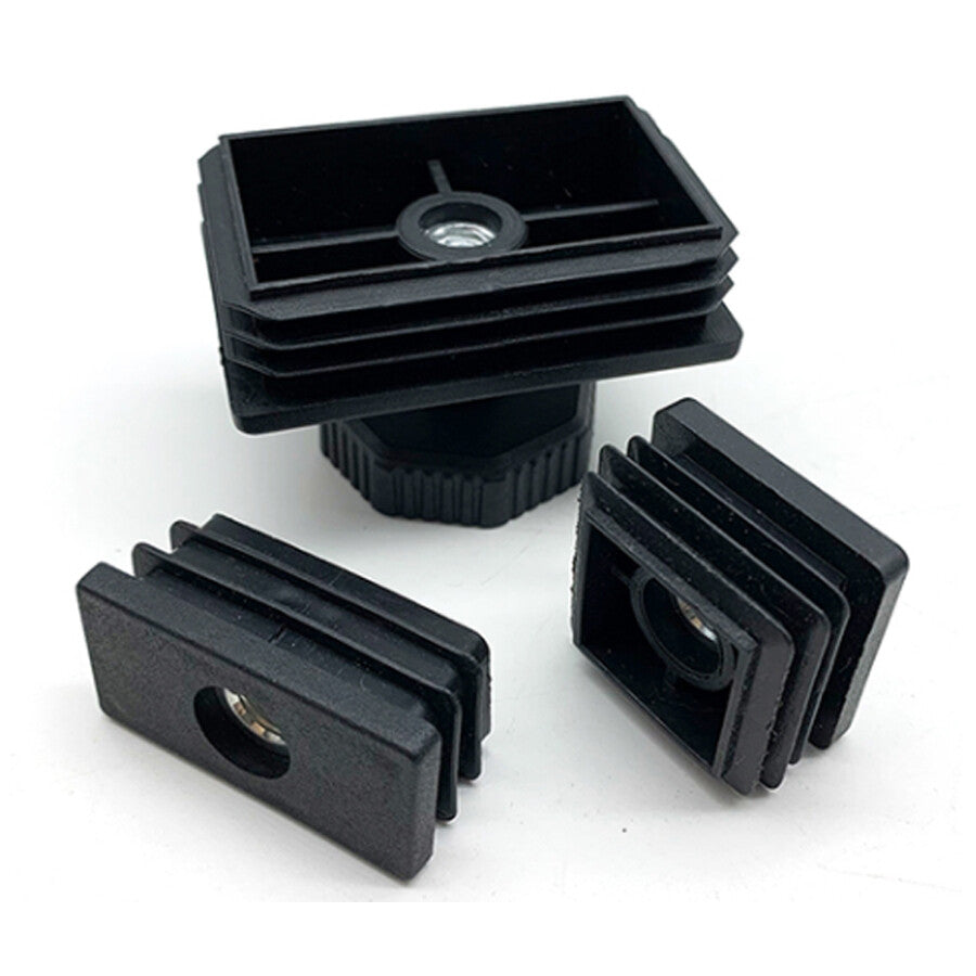 M8 Nut Plug Inserts End Cap + Adjustable Table Foot Furniture Leveling Feet 39mm