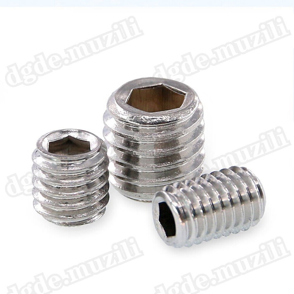 220 Pcs Set Screws Assortment M3 - M8 Stainless Steel A2 Hexagon Socket Grub Screws - HomeDIYer
