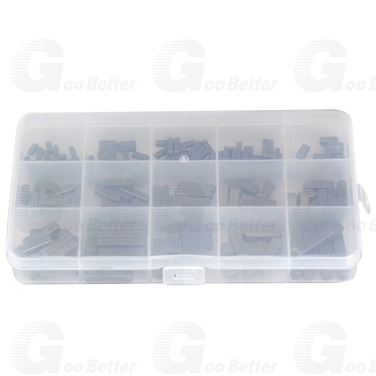 175pc Sae Keystock Bar Assortment Lock Pulleys Gears Square Key Stock Keyway Set - HomeDIYer