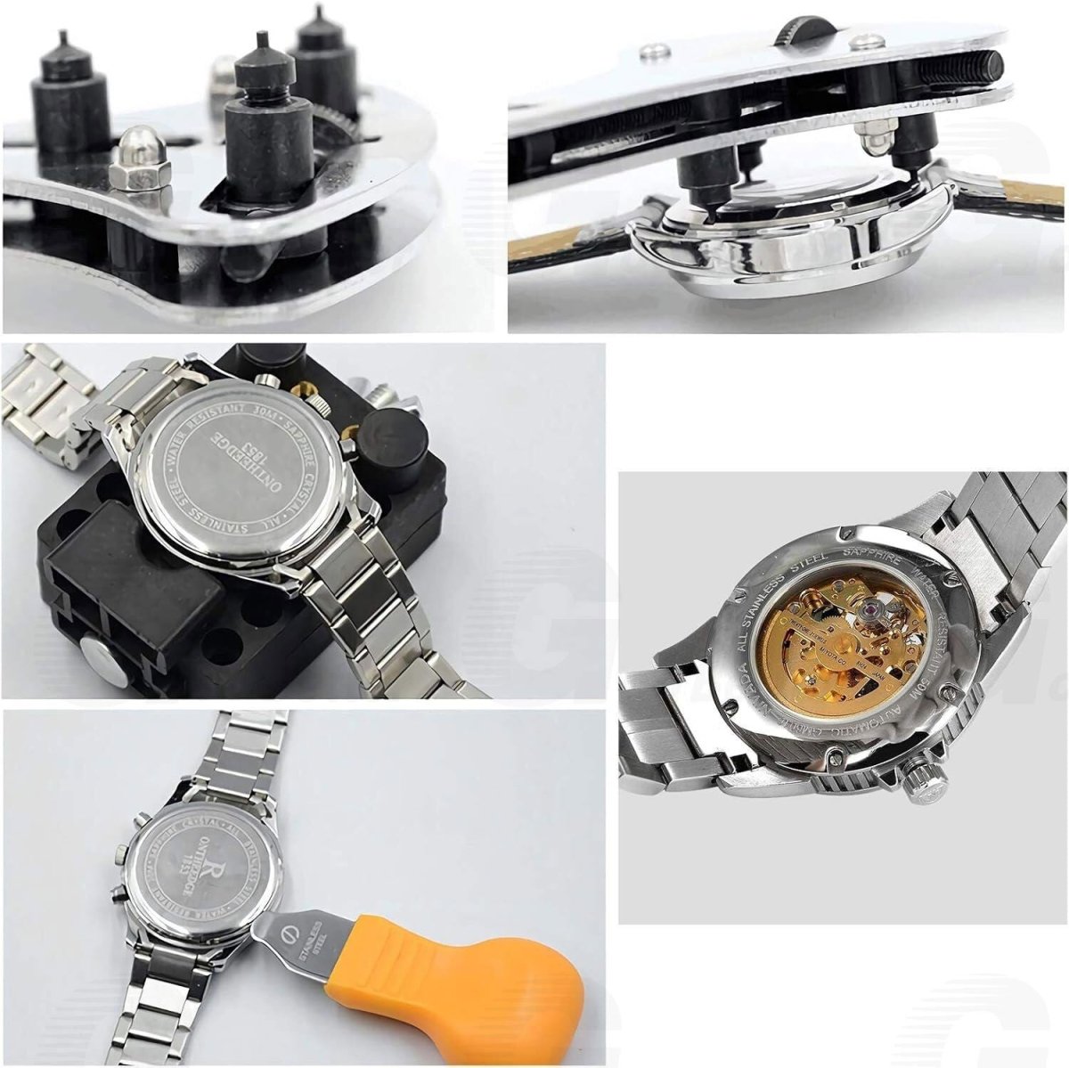 147 PCS Watch Repair Kit Watchmaker Back Case Remover Opener Link Pin Spring Bar - HomeDIYer