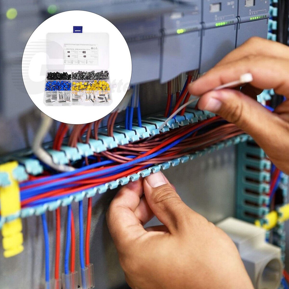 390pcs wire end ferrule set Insulated & uninsulated Bare wires End sleeve Cable lugs - HomeDIYer