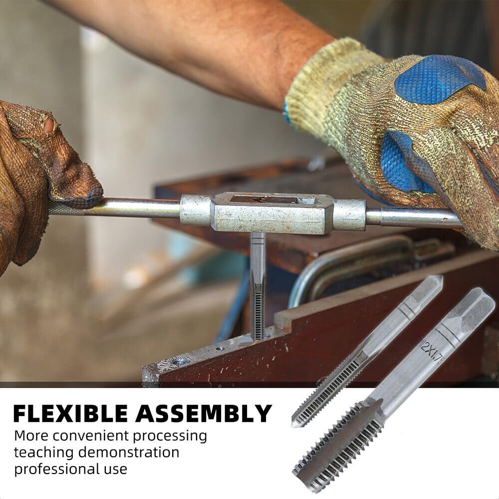 Experience Unmatched Quality and Durability with the Metric Tap and Die Set - A Comprehensive 32 - Piece Tool Kit for Precision Threading and Rethreading - HomeDIYer