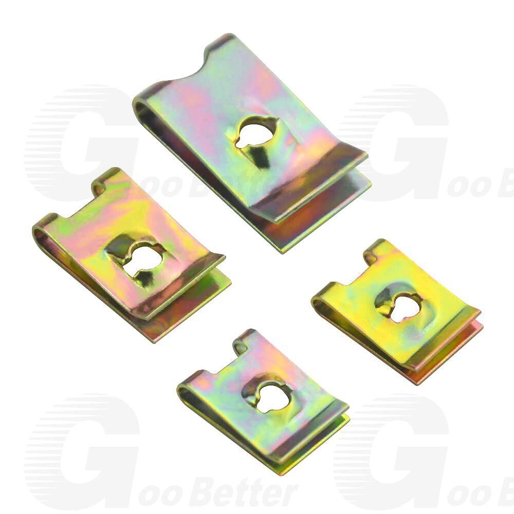 110Pc Auto Car U Type Nut Clip Kit Fastener Replacement Dash Door Panel Interior - HomeDIYer