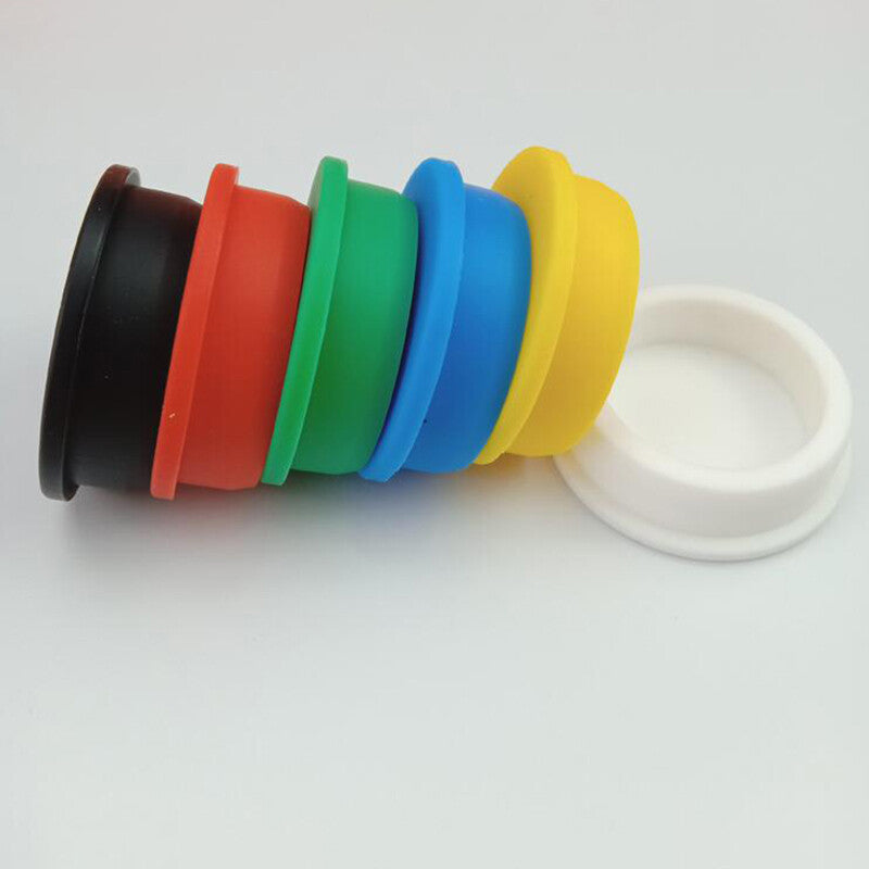Blue Hole Plugs Round Silicone Rubber Seal Blanking End Caps Seal Bung 13mm ~ 48.5mm