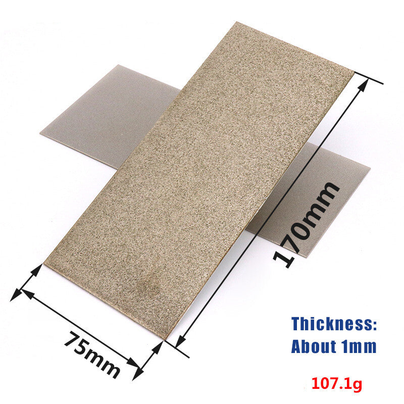 75x170mm Rectangle Diamond Grinding Disk Saw Blade Glass Polishing Sheet Pads