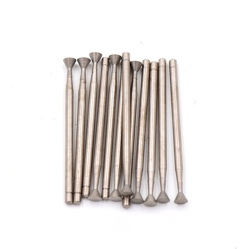 2.35mm Shank Diamond Grinding Head Polishing Heads Jade Carving 600/1200 Grit