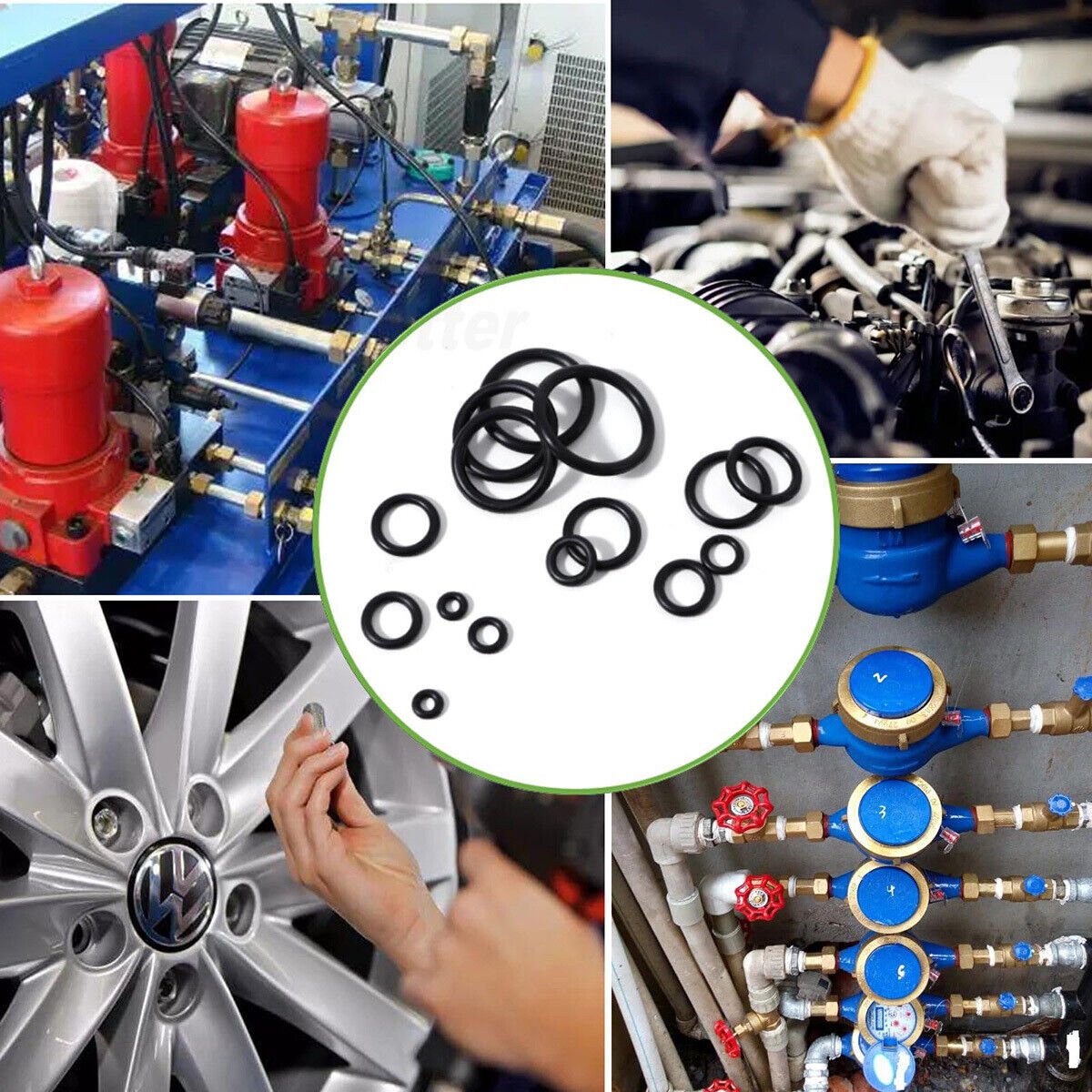 225Pcs O - Rings Ø3 - 22mm Nbr Rubber Sealing Rings Assortment Set O - Ring Sealing Rings - HomeDIYer
