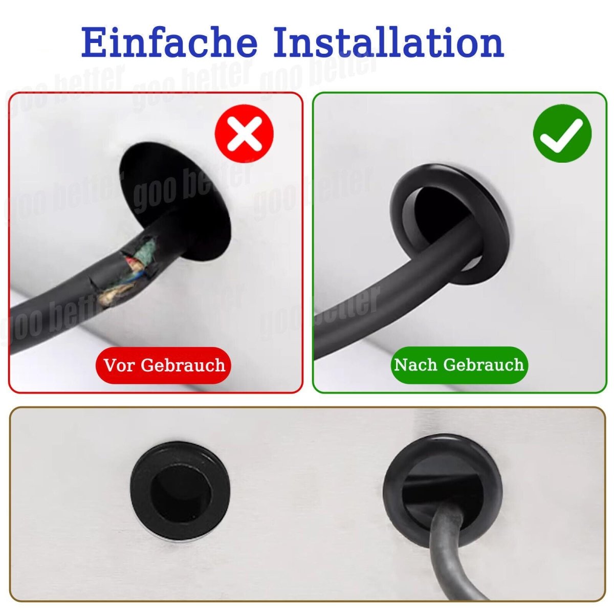 260pcs grommets cable grommets cable grommet rubber grommet assortment set - HomeDIYer