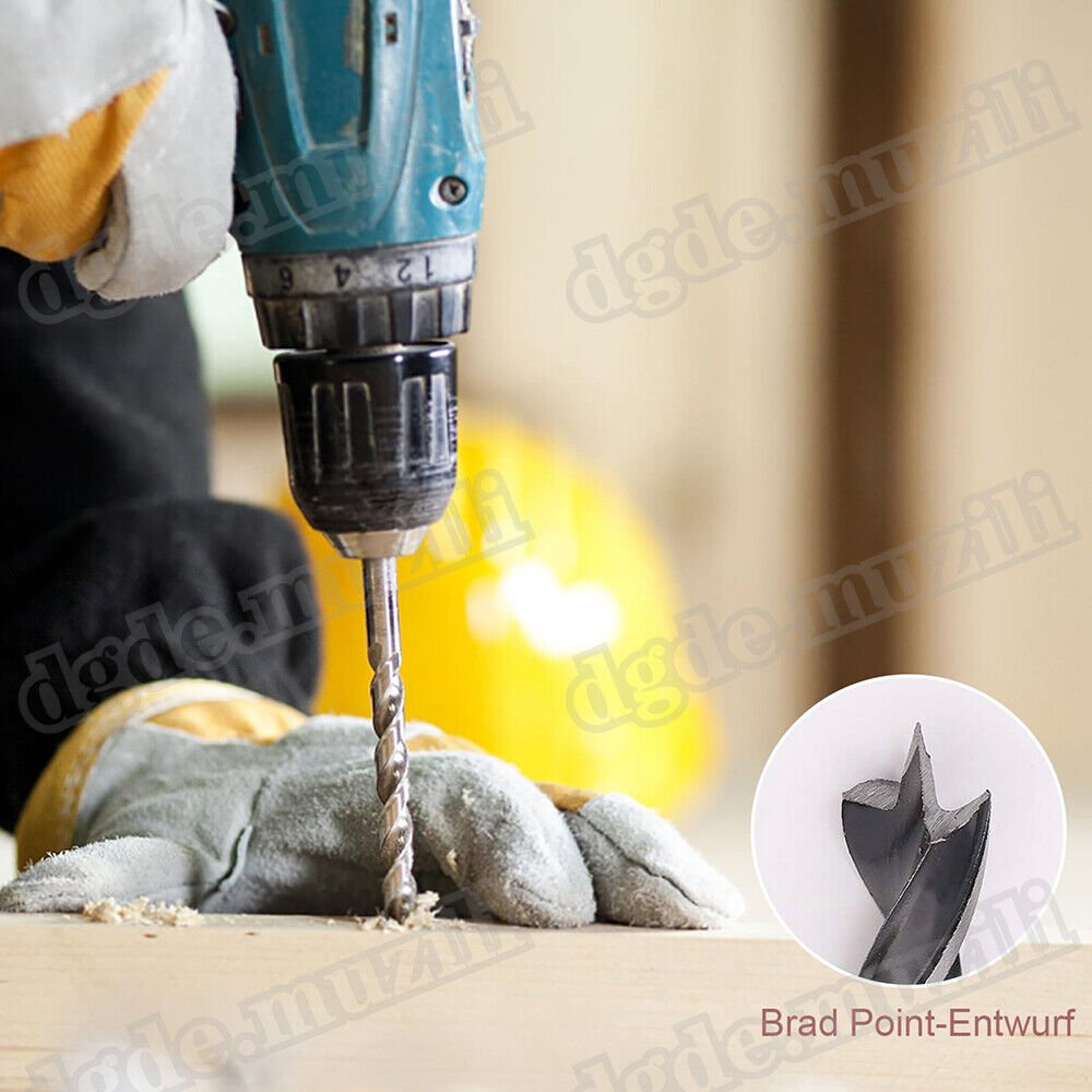 7PCS wood drill bit set Wood twist drill with center point Ø 4 - 12mm drill bit set - HomeDIYer