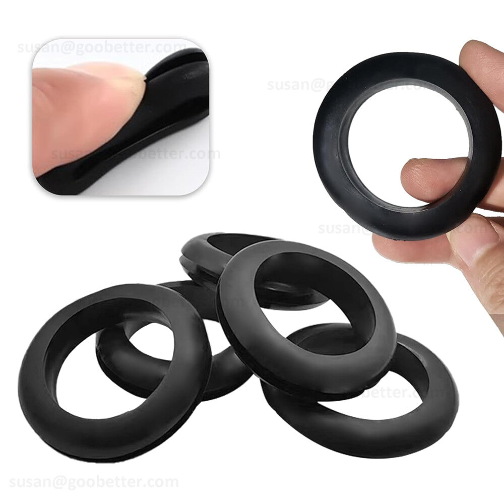 Wiring Grommets - Rubber Open Grommet - Cable Hole Plug Bung Wire Cable Protect