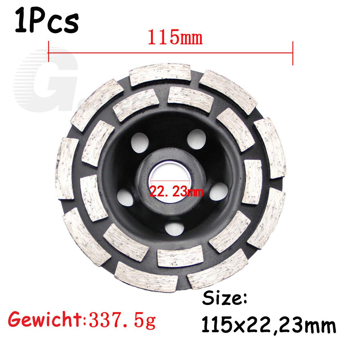 Diamond cup grinding wheel Grinding disc 115x22.23mm Concrete tools Professional cup saw blade - HomeDIYer