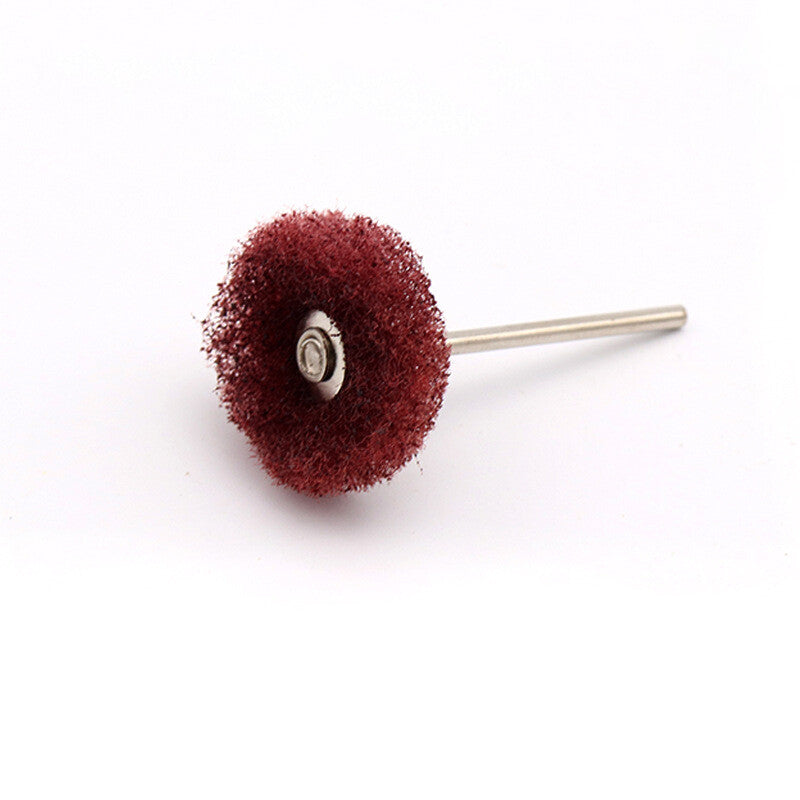 25mm Nylon Fiber Polishing Wheel 3mm Shank Abrasive Buffing Single/Double layer