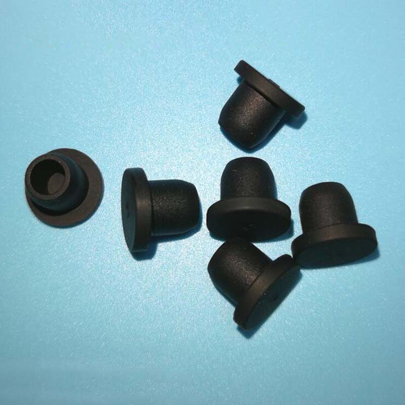 Black Hole Plug Silicone Rubber Blanking End Caps Seal Stopper Bung 10mm ~ 29mm