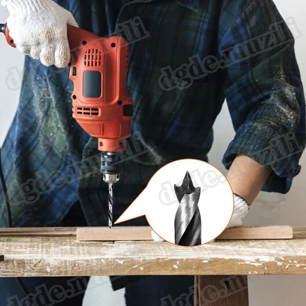 7PCS wood drill bit set Wood twist drill with center point Ø 4 - 12mm drill bit set - HomeDIYer