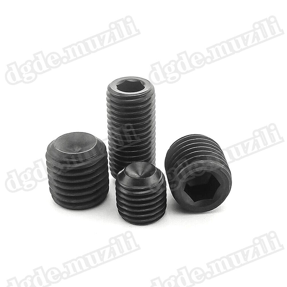 200Pcs Grub Screws Assortment M3 - M8 Hexagon Socket Set Screws DIN 913 - HomeDIYer