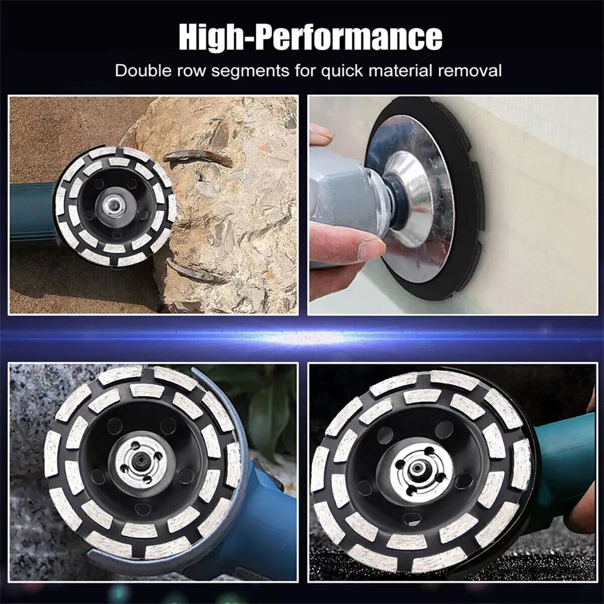 Diamond cup grinding wheel Grinding disc 115x22.23mm Concrete tools Professional cup saw blade - HomeDIYer