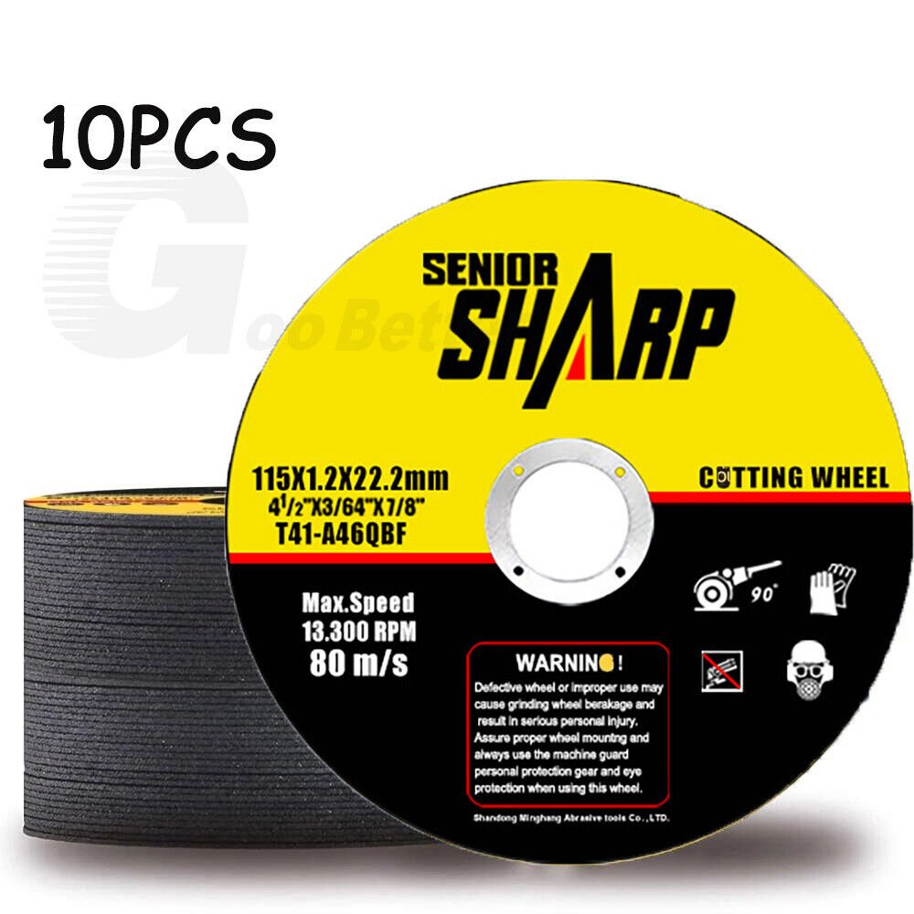 10Pcs Cutting Disc 115mm 4.5" Ultra Thin 1.2mm Metal Cutting Blade Angle Grinder - HomeDIYer